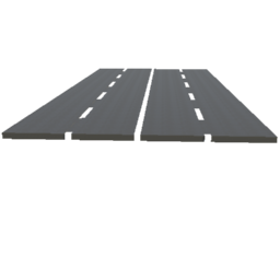 Europäische Straße Zwei spurig