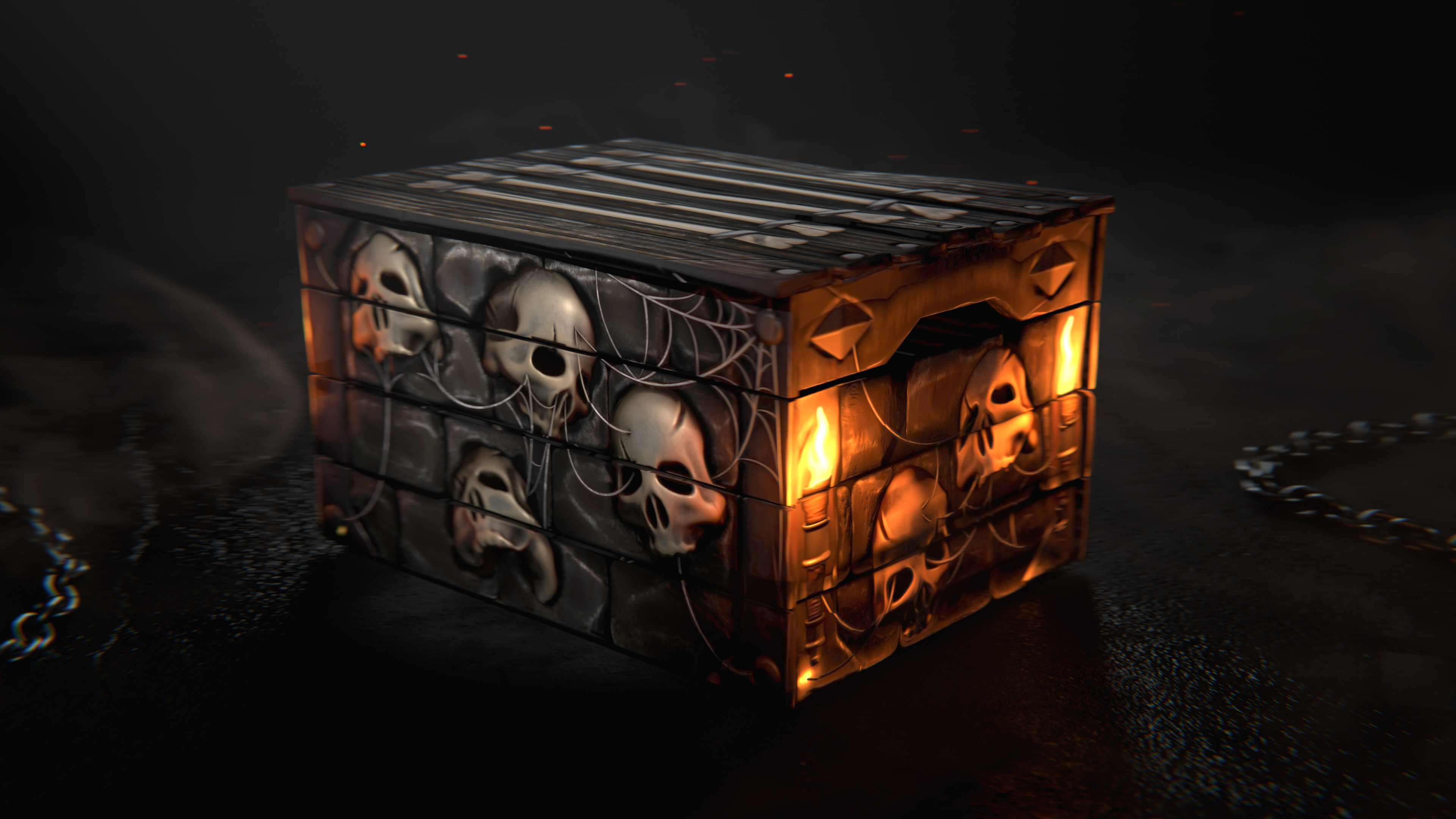 Dungeon Small Wood Box