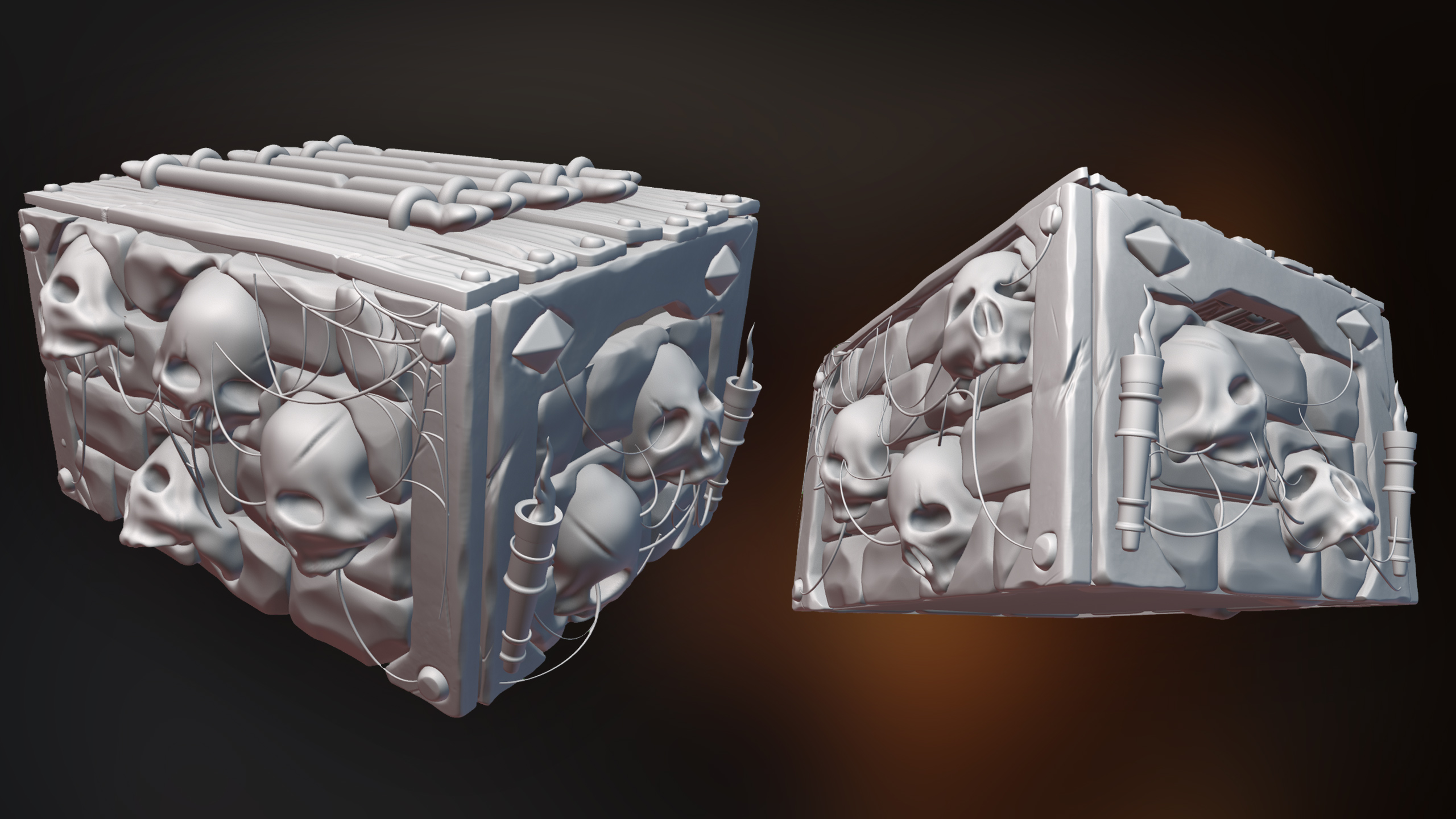 Dungeon Small Wood Box