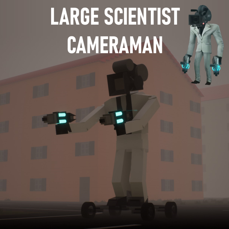 Large Scientist Cameraman! Skibi
