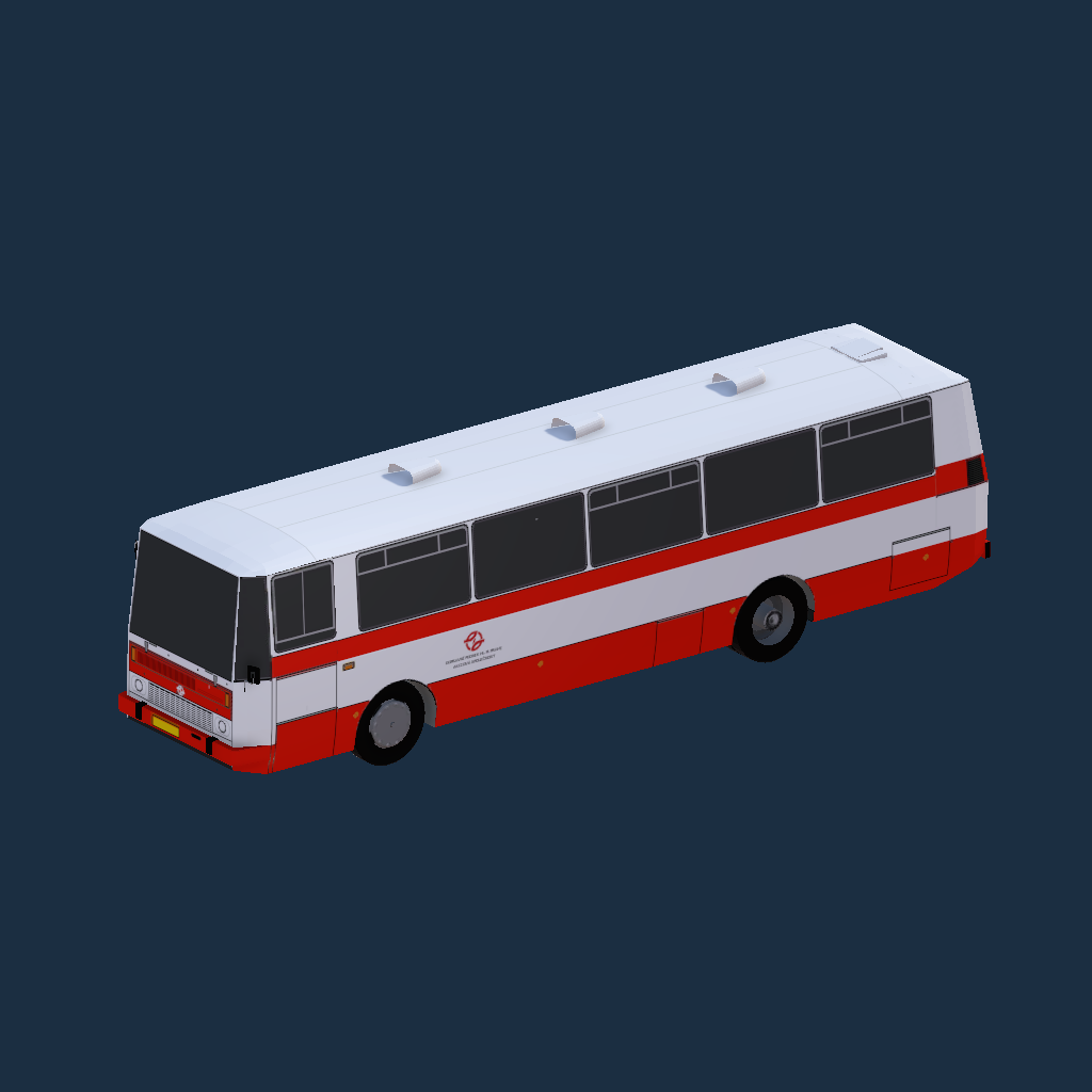 Prague (white front mask) - Karosa B731