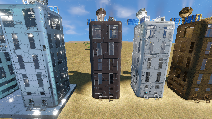 Custom Color Office Tower 1-1-1