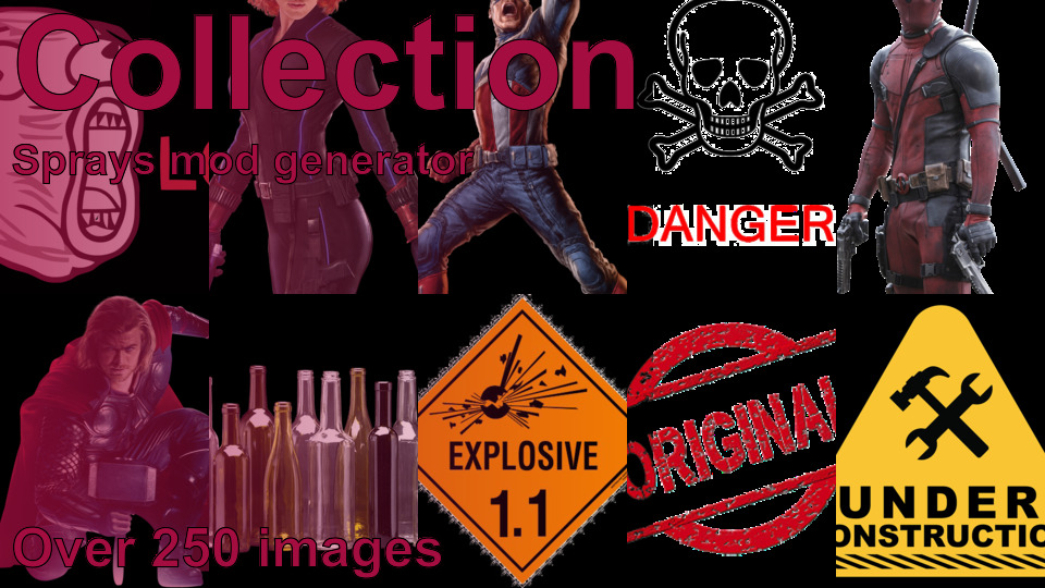 [SpraysAddon]Collection preview