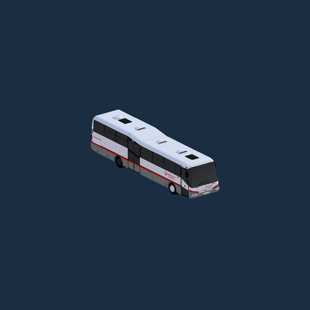 Veolia Transport (gray) - SOR BN12 two door