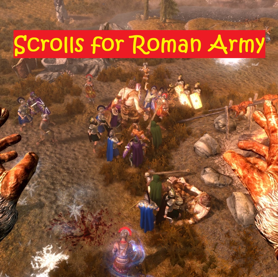 Scrolls for Roman Army LE
