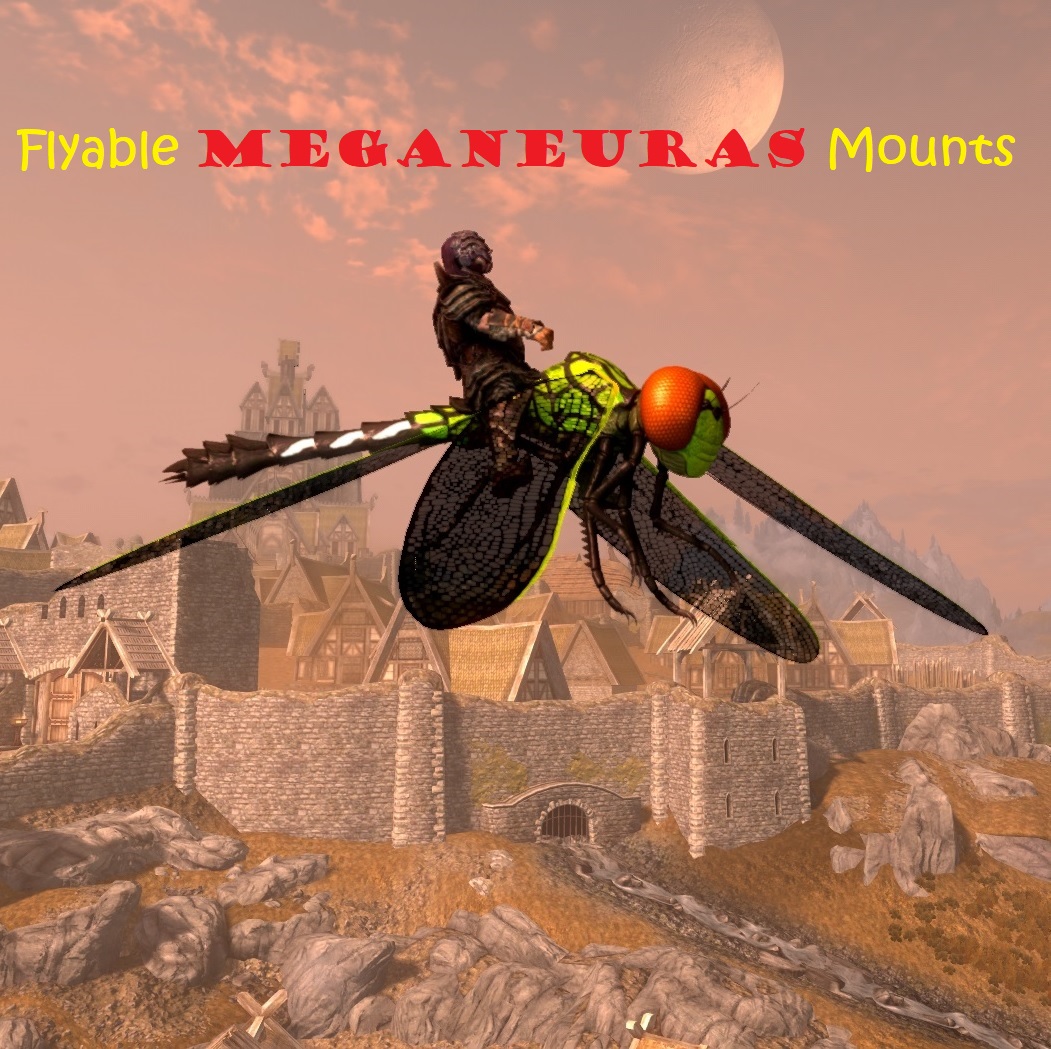 Flyable Meganeuras Mounts LE