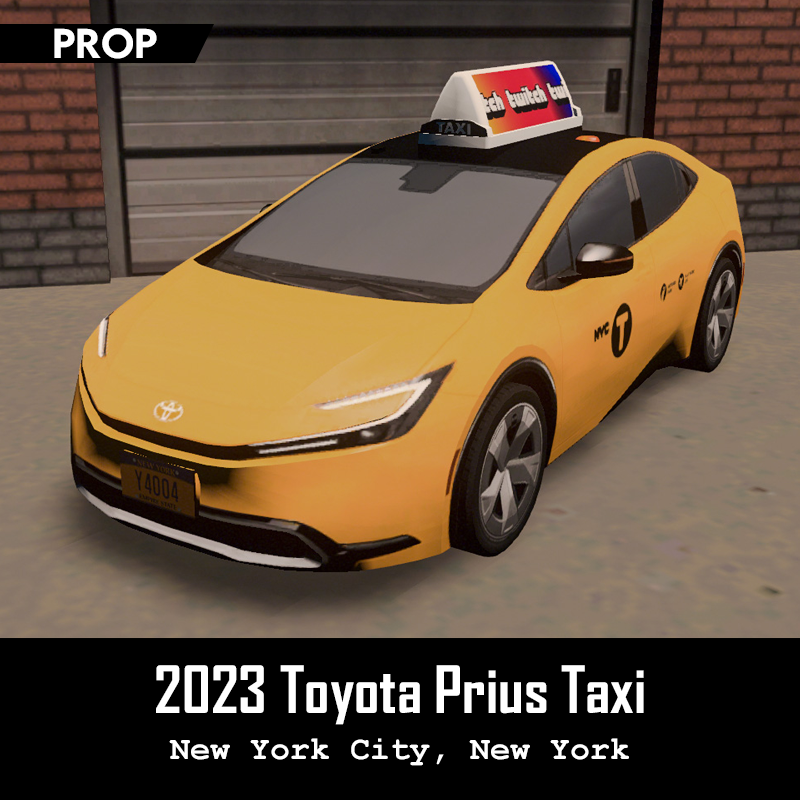 NYC Taxi - 2023 Toyota Prius Expansion (Prop)