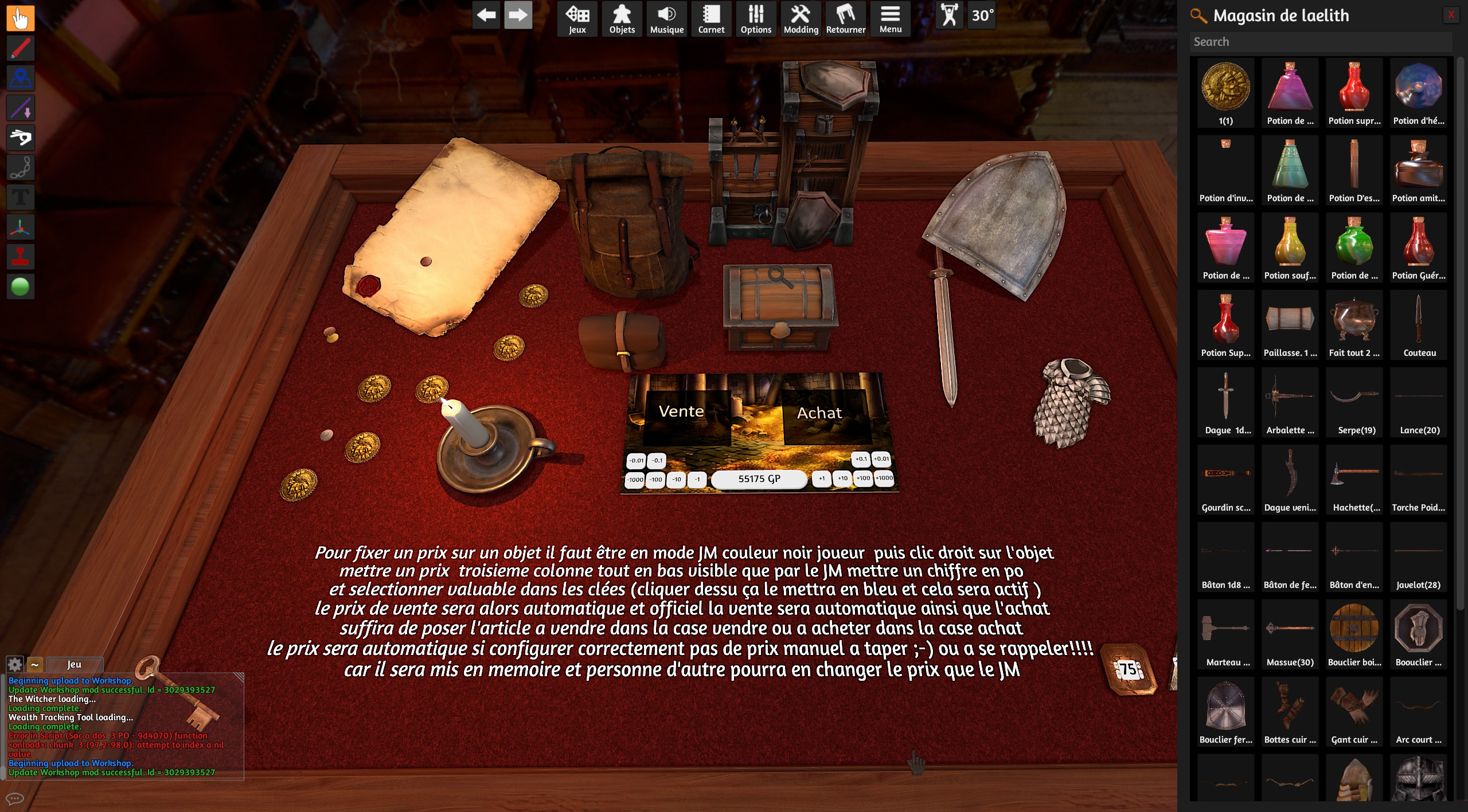 D&D FR Magasin et Banque mod