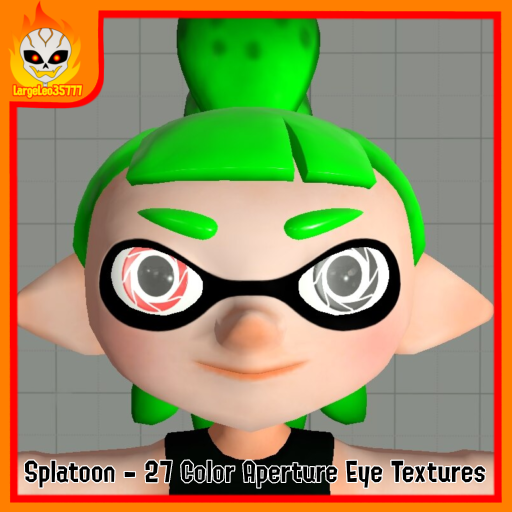 Splatoon - 27 Color Aperture Eye Textures