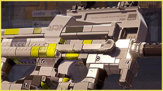 P90 | Blocked & Loaded (Lime & Chrome)