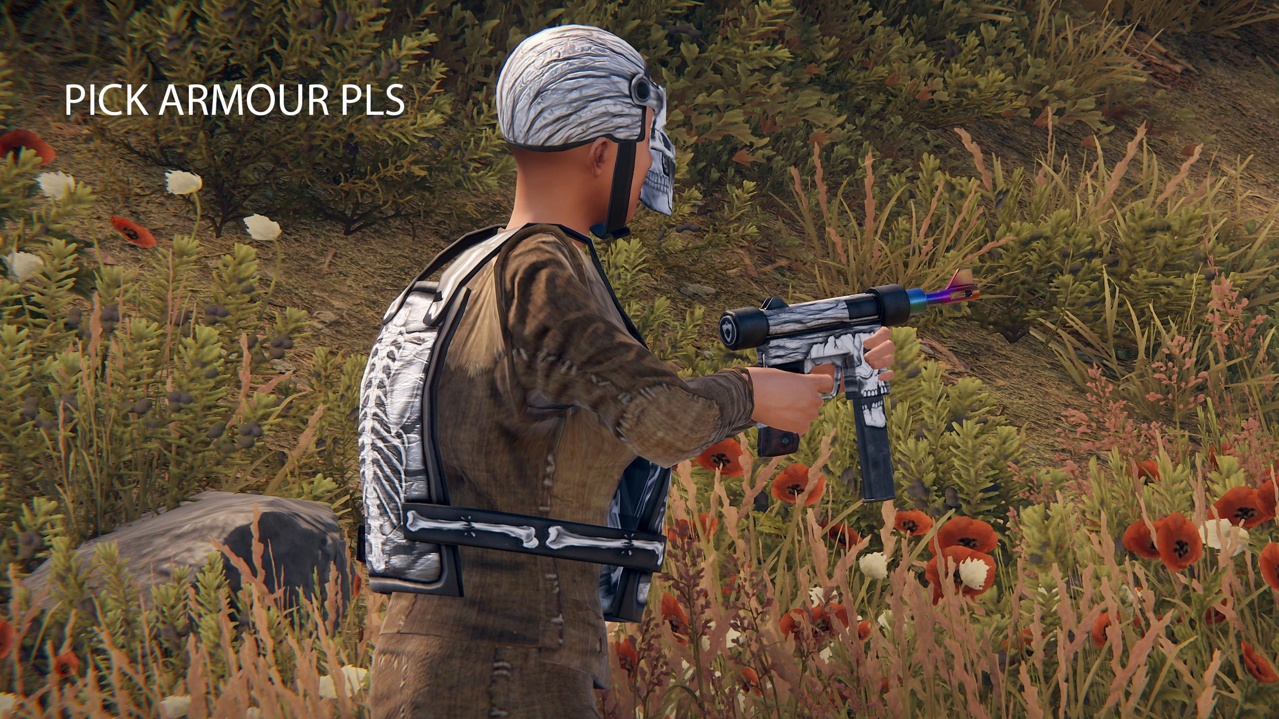 Arctic Skull SMG