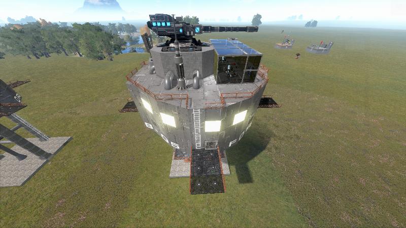 Tile-ModularFortStands Observation/Cafeteria/Artillery