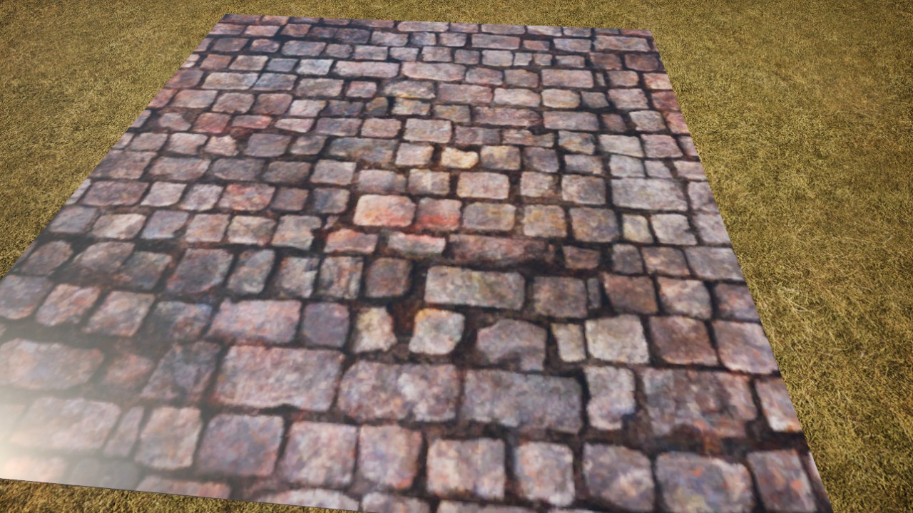 brick floor
