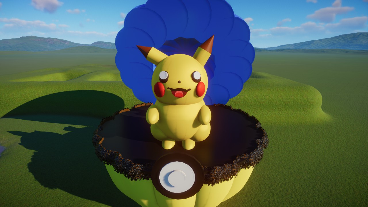 Open Pikachu Pokeball