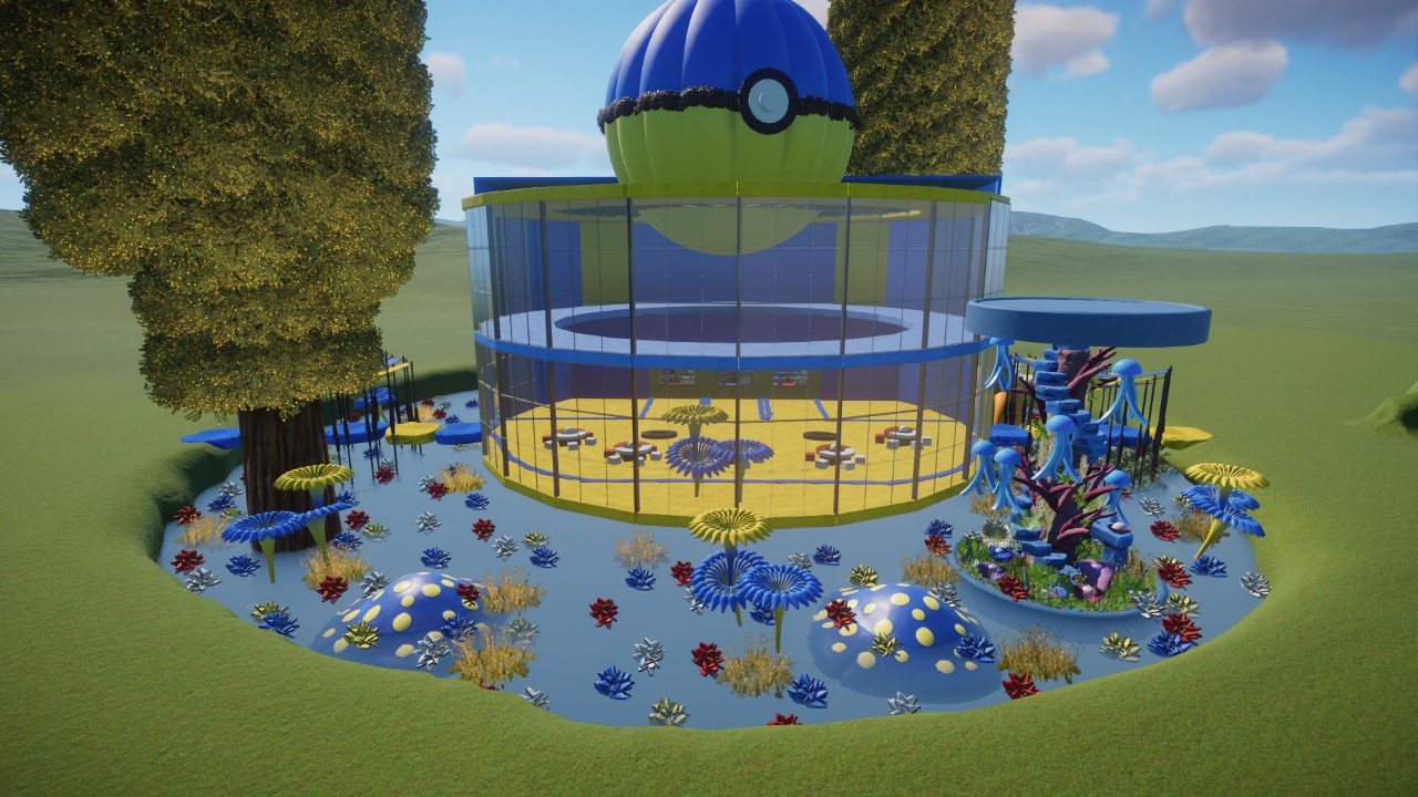 Pokemon Pokeball Food Court