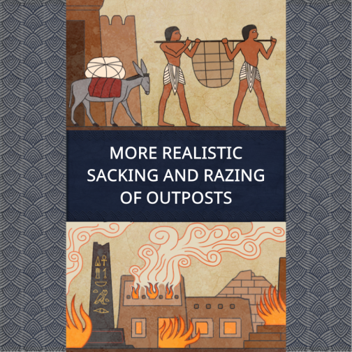 More Realistic Sacking and Razing of Outposts