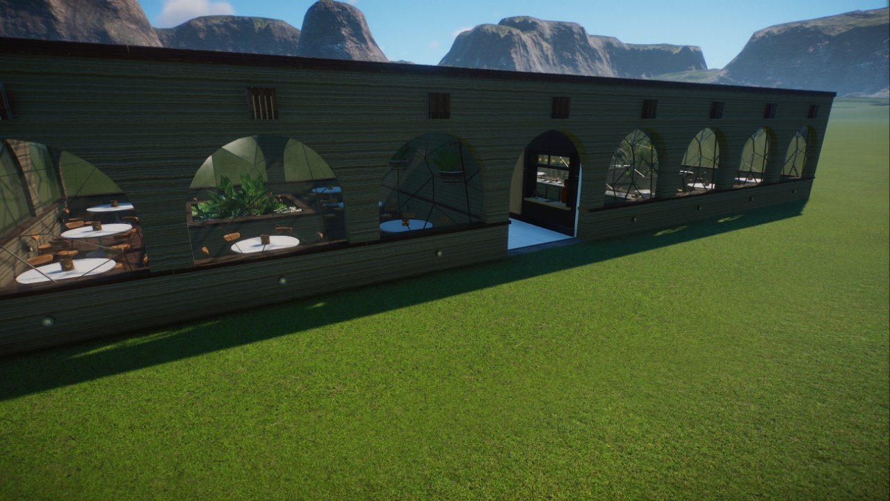 Modern conservation restauraunt