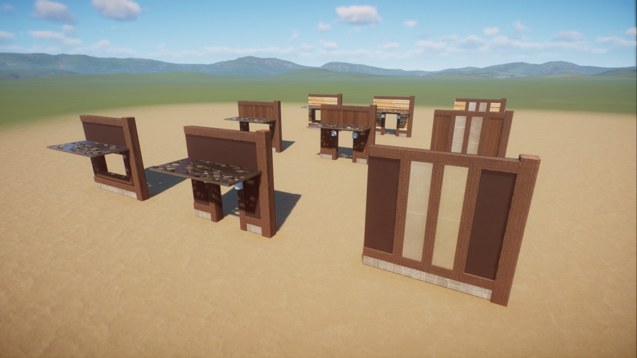 New World wall construction kit
