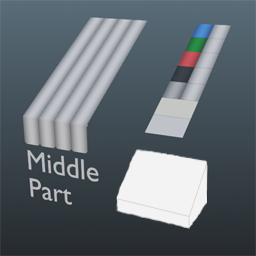 Awning Middle Part white