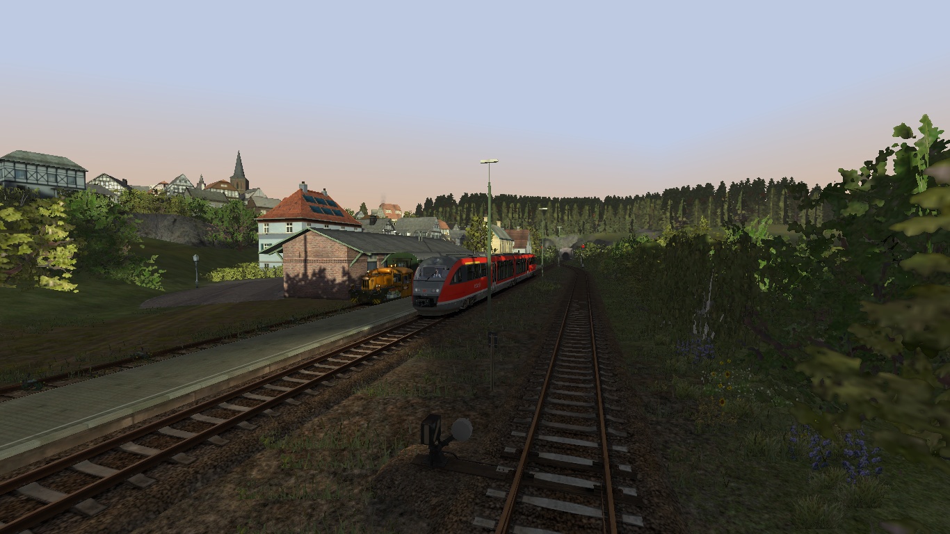 [Blackforestdriver] Pendlerzug am Sommermorgen