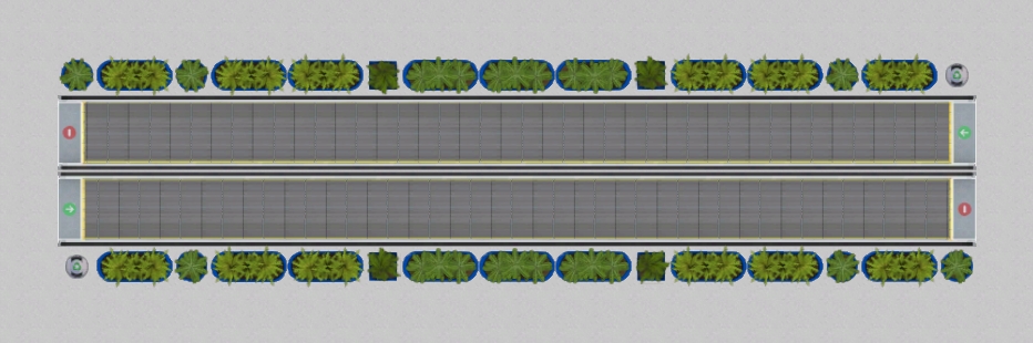 Small decorated walkalator