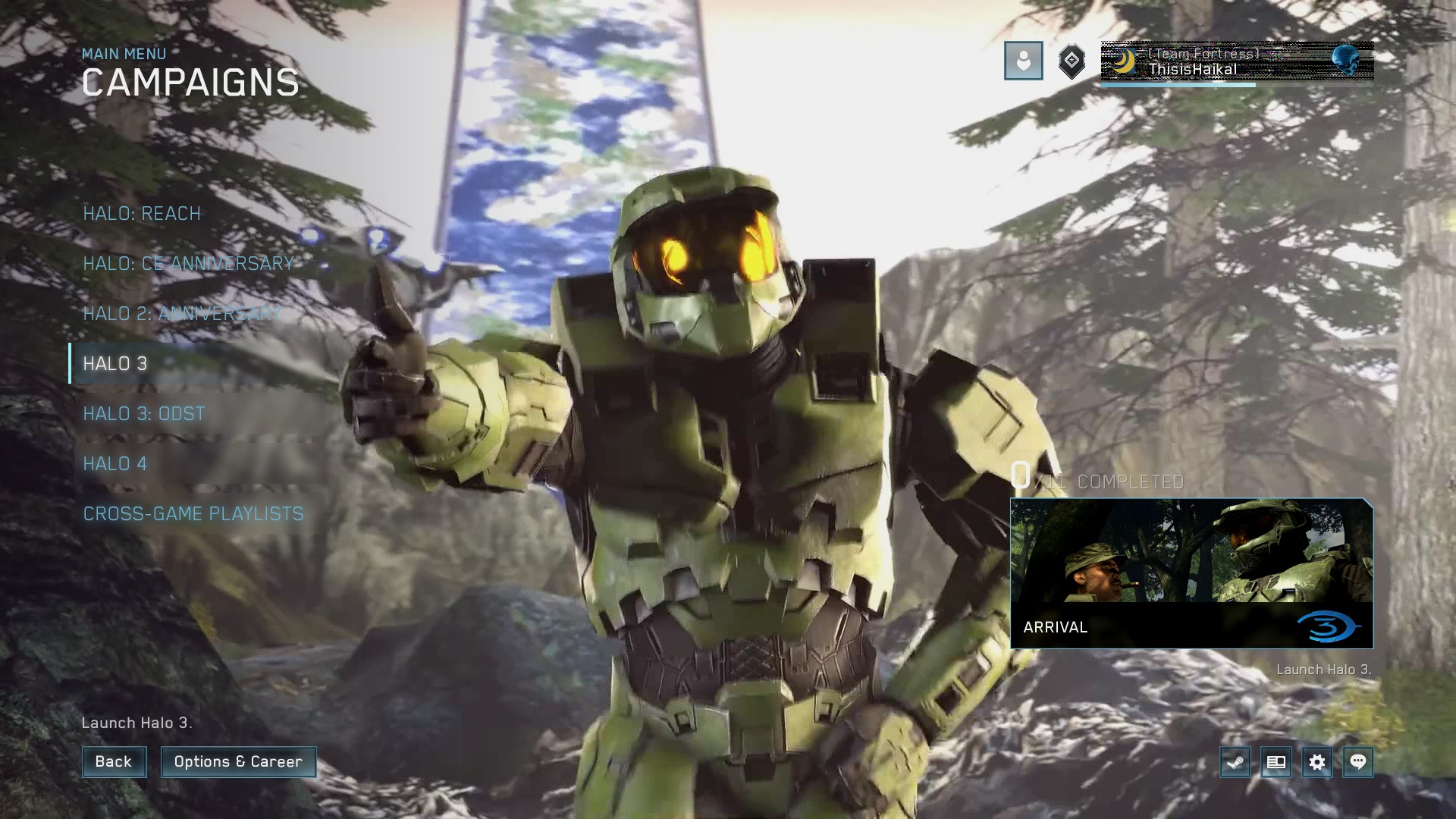 Master chief joins Fortnite background