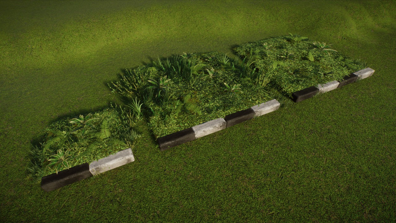 Grungy kerb/ curb