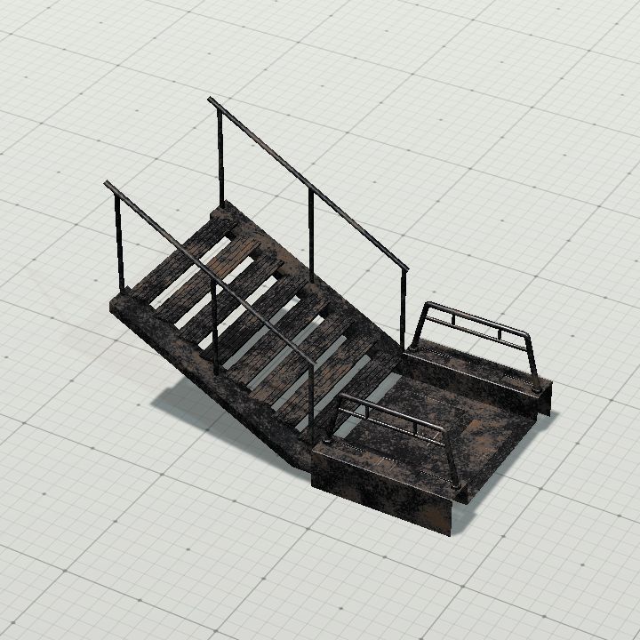 scifi walkways stairs