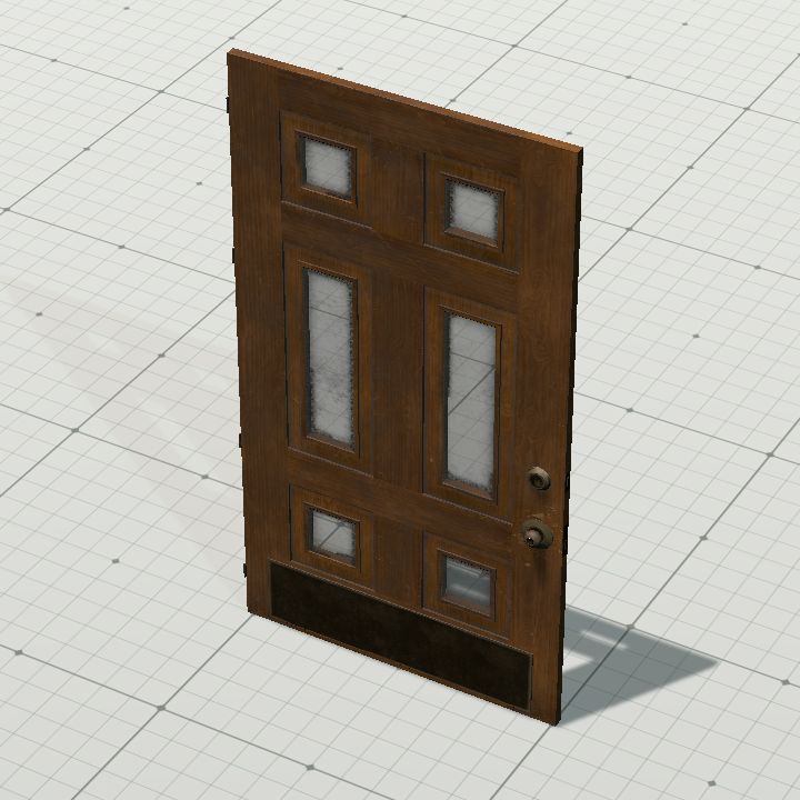 Wooden door 2