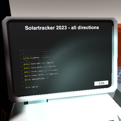 Solartracker 2023 - all directions