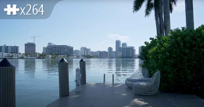 Skyscraper waterside