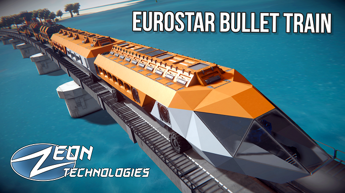 Eurostar bullet train(Creative Craft)
