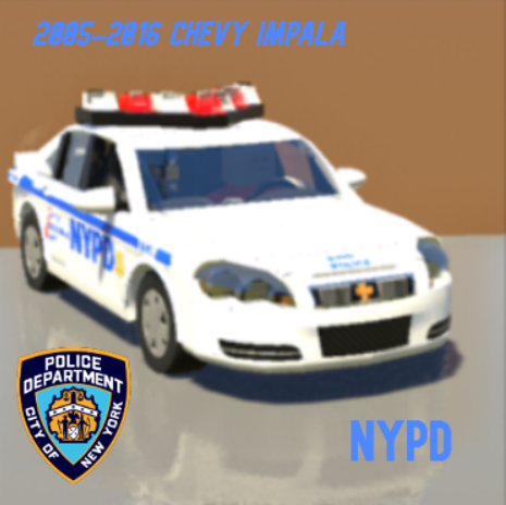  2005-2016 Chevy Impala - NYPD -         - Custom Lighting -