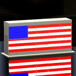 NYC Times Square American Flag Sign