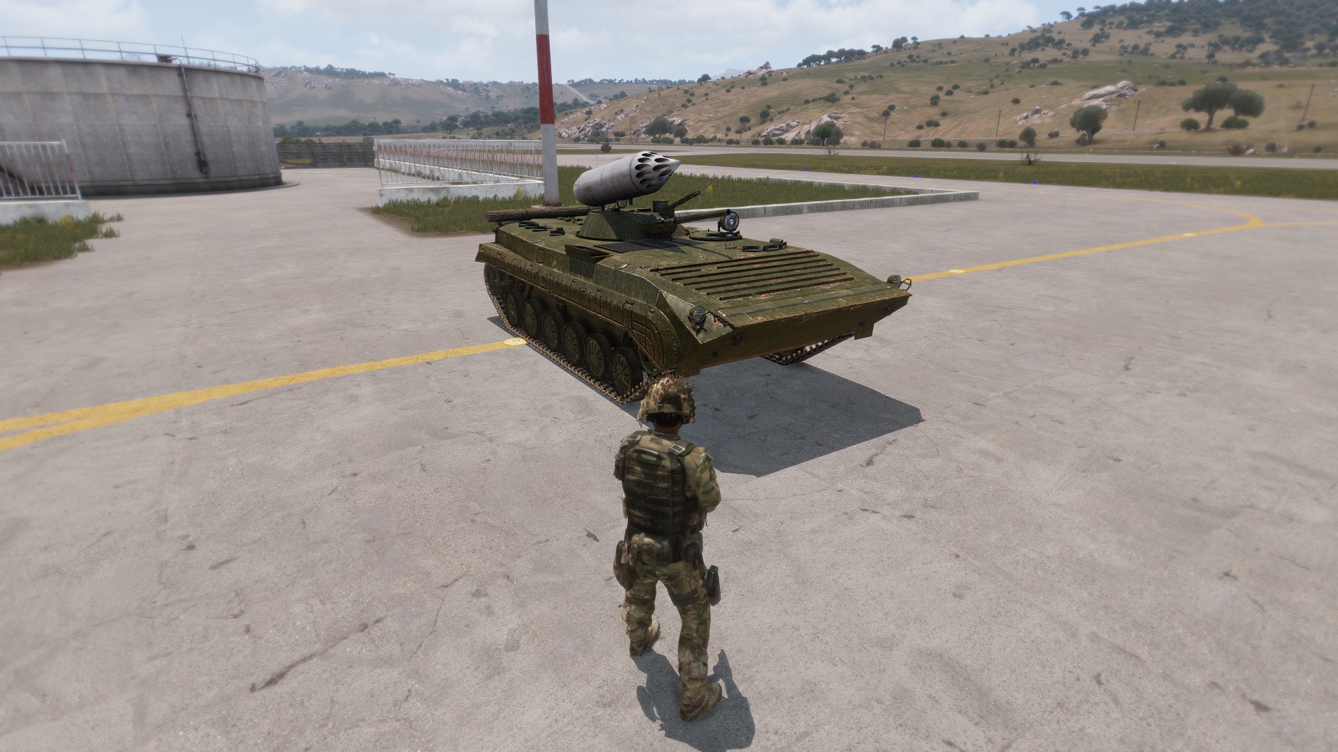 BMP-1 Rocket Pod