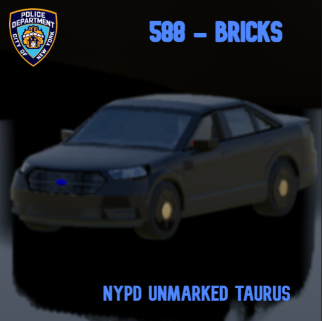 2014 NYPD - Ford Taurus - Unmarked
