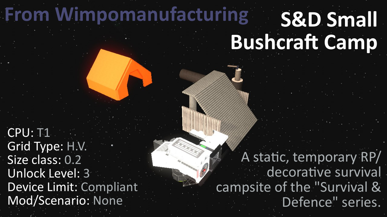 S&D Small Bushcraft Camp preview