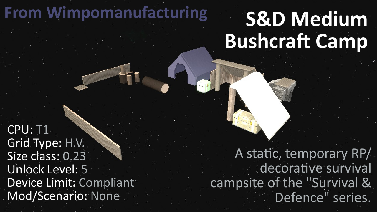 S&D Medium Bushcraft Camp preview