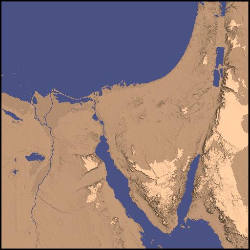 Sinai Peninsula 1:2
