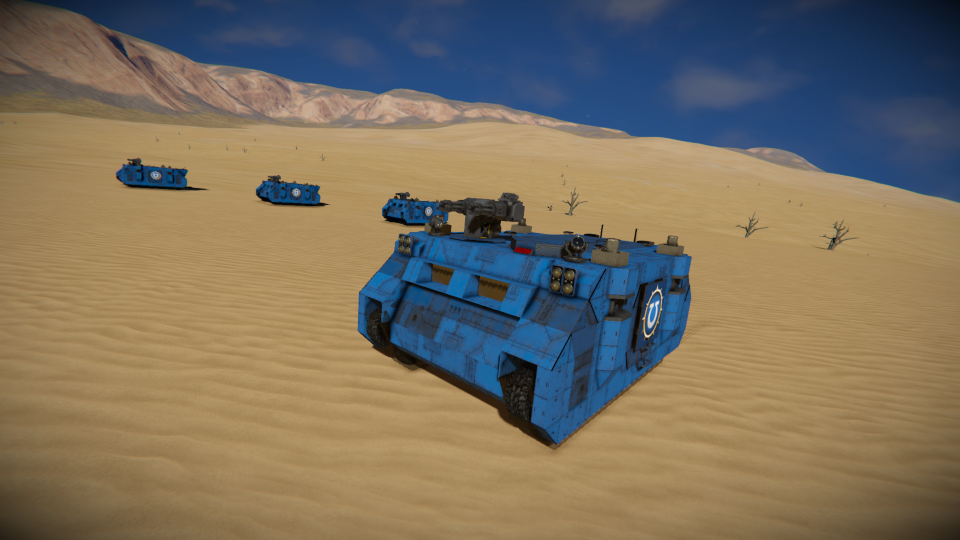 Warhammer 40K -Rhino- UltraMarines