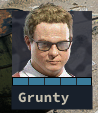 Battlefield attire: Grunty
