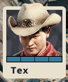 Battlefield attire: Tex