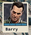 Battlefield attire: Barry