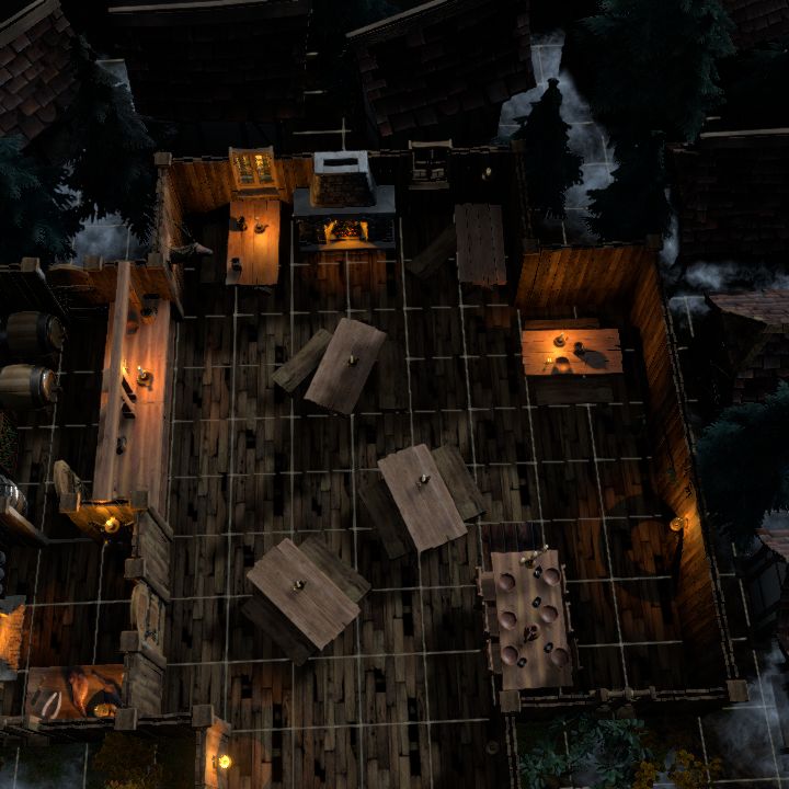 Barovia. Tavern Blood of the Vine