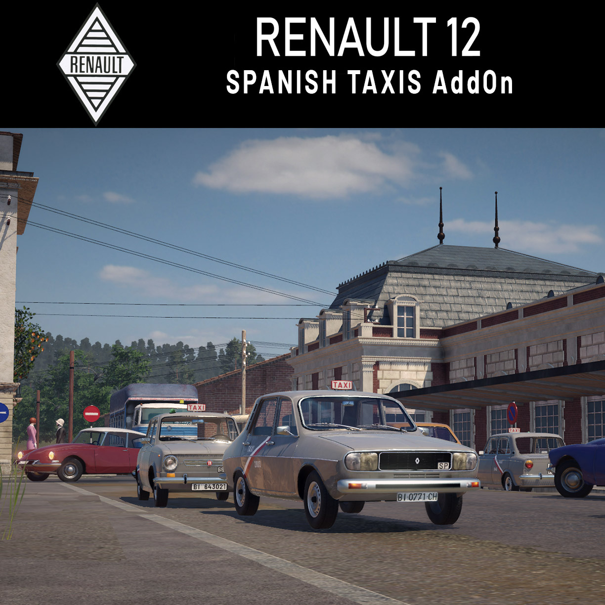 RENAULT 12 (Spanish Taxi AddOn)
