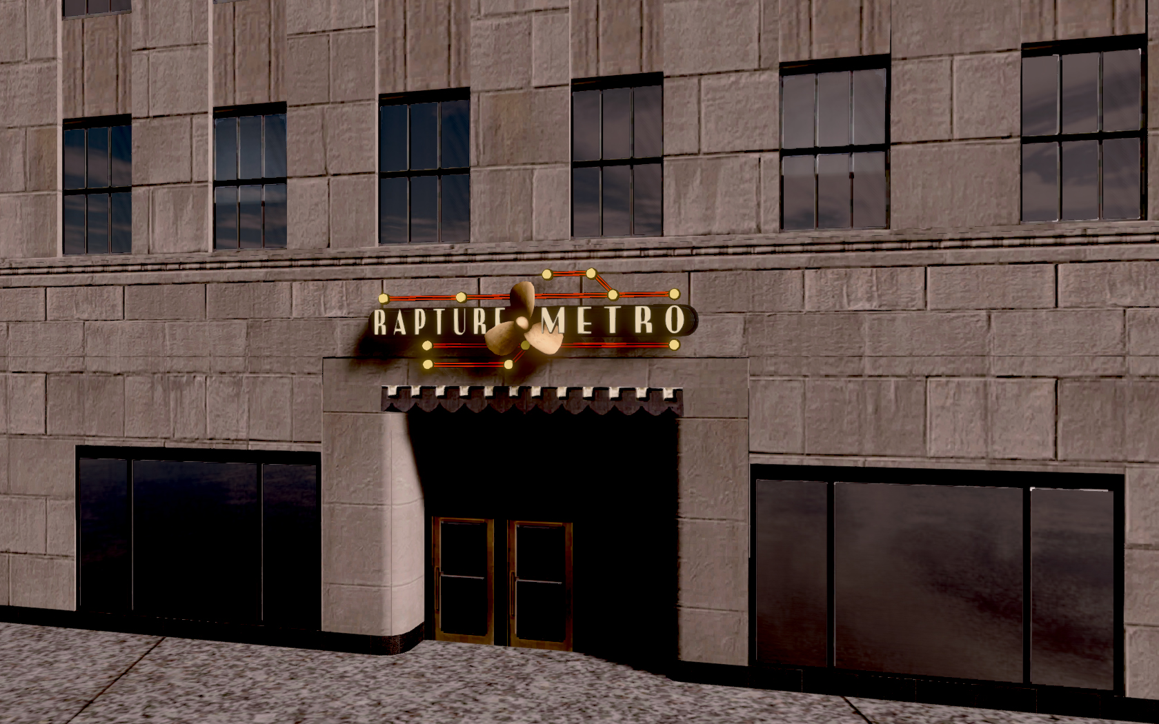 Rapture Metro Sign