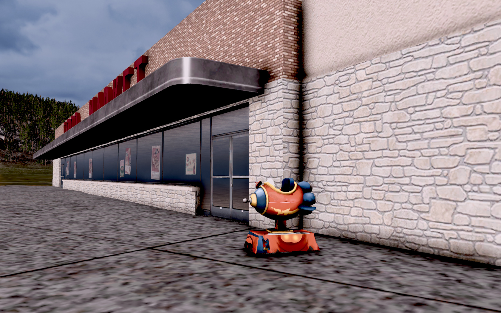 Rocket Kiddie Ride