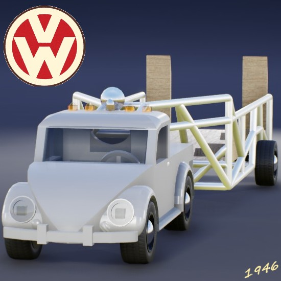 1946 Volkswagen Beetle Factory Car Transporter