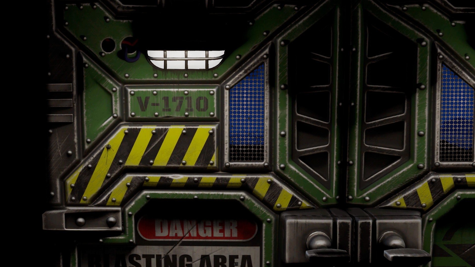 Bombshell Sheet Metal Double Door