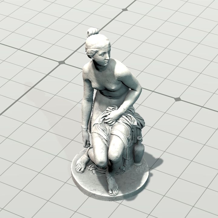 Nymph Preparing For The Bath